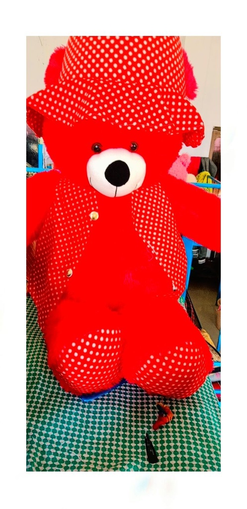Red Polka Dot Teddy Bear
