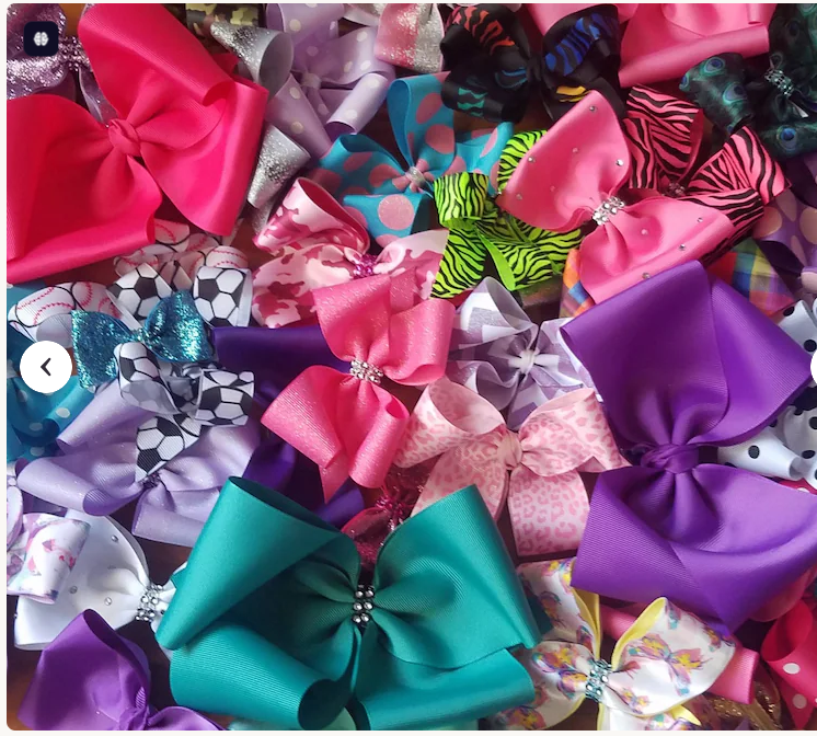 Large Lot of Assorted Girls' Hair Bows